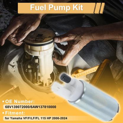 Fuel Pump for Yamaha VF/F/LF/FL 115 HP (2006–2024) Replaces 68V139072000