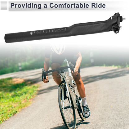 30.8mm Carbon Fiber Bike Seat Post for Light Saddle (30.8x350mm)