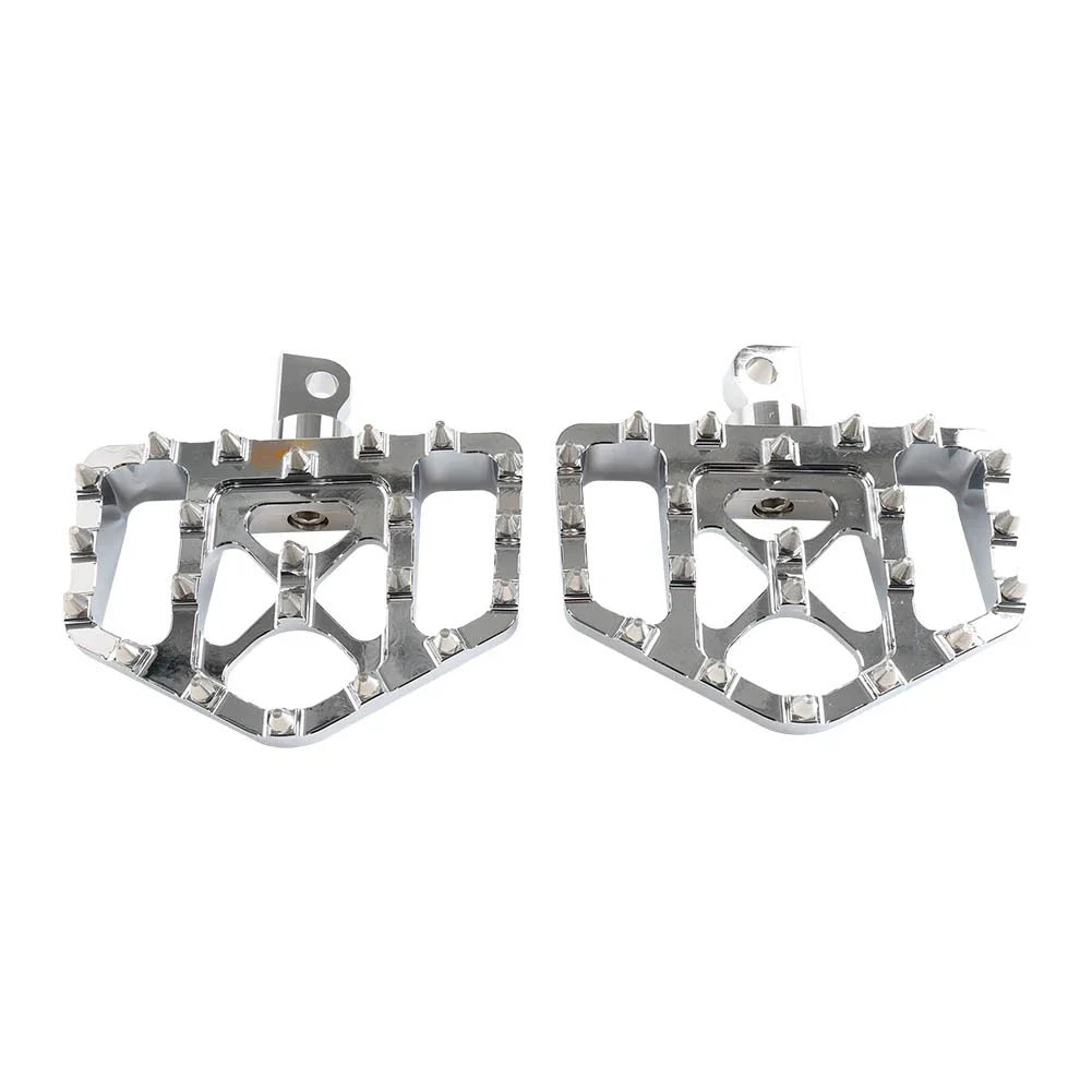 Wide MX Style Footpegs for Harley Touring Sportster Softail Dyna