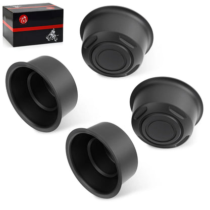 4X Wheel Center Dust Caps for Yamaha Grizzly Front Rear (2002–2018)