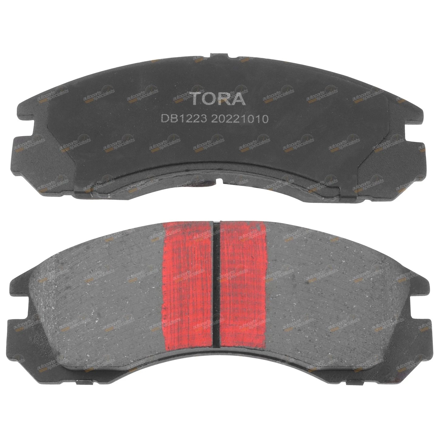 Set of 4 Front Disc Brake Pads for Mitsubishi Pajero (1991–1999)