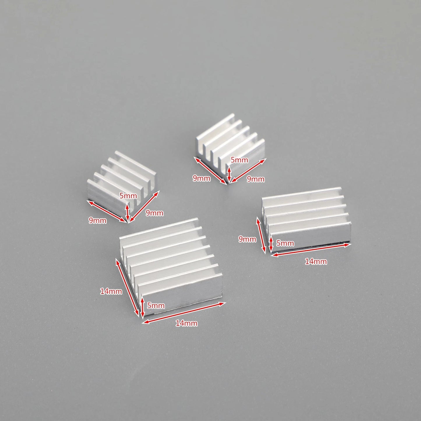 4PCS Radiator Cooler Kit for Raspberry Pi 4B (2019–2023)