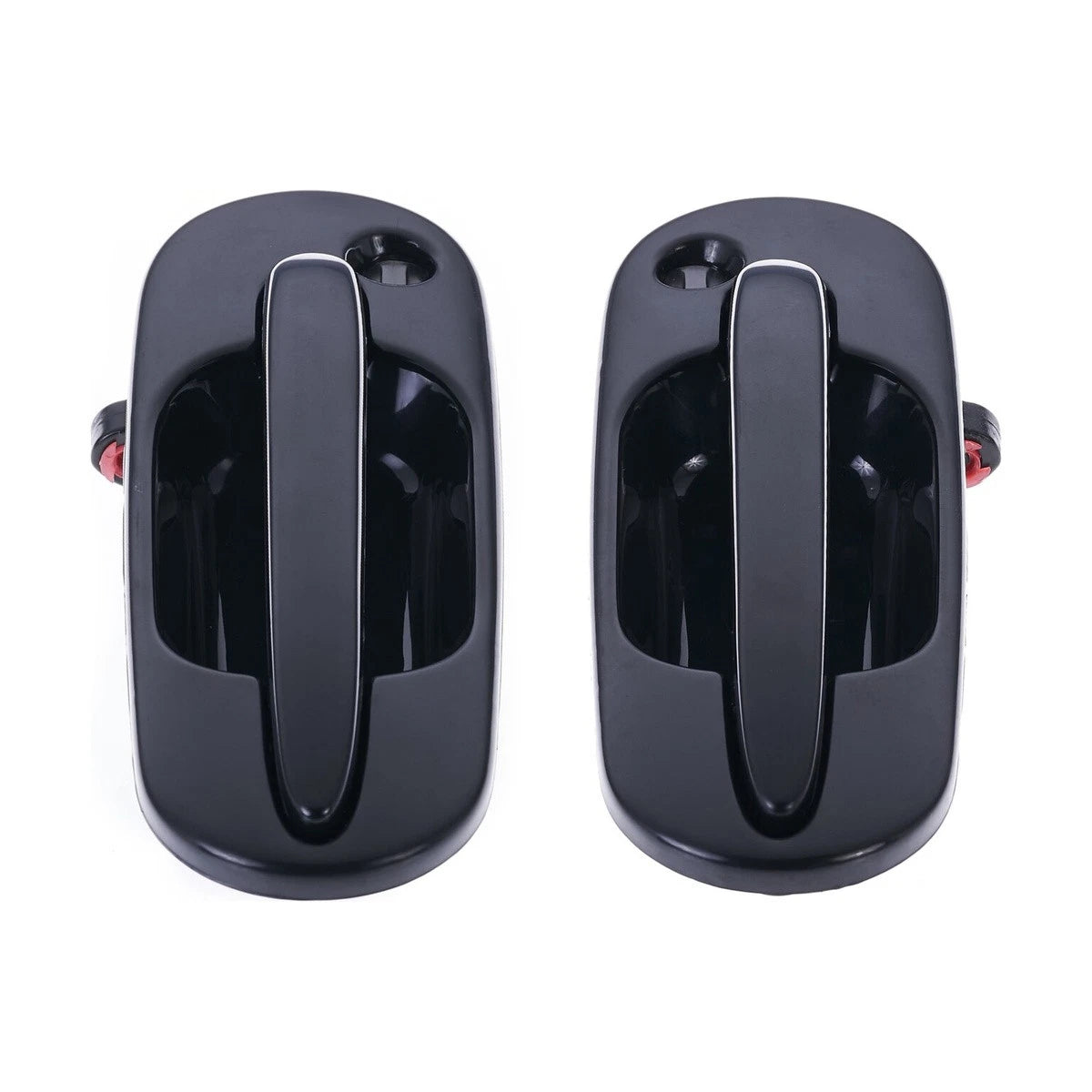 Set of 2 Outer Door Handles for Honda CR-V (1997–2001) Black