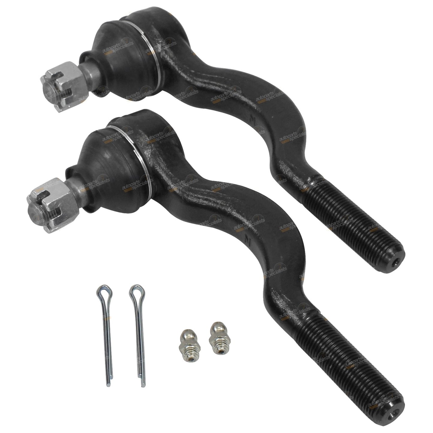 2X Front Inner Tie Rod Ends for Mitsubishi Pajero (1991–2000)