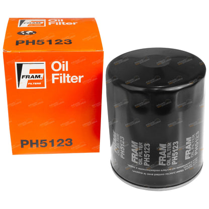 Set of 12 Oil Filters for FRAM PH5123 (Compatible with Sakura C-1112)