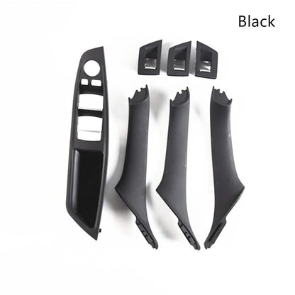 Black Inner Door Handle Cover Kit for BMW F10 F11 520i 525i 528i 530i 535i (2010-2016)