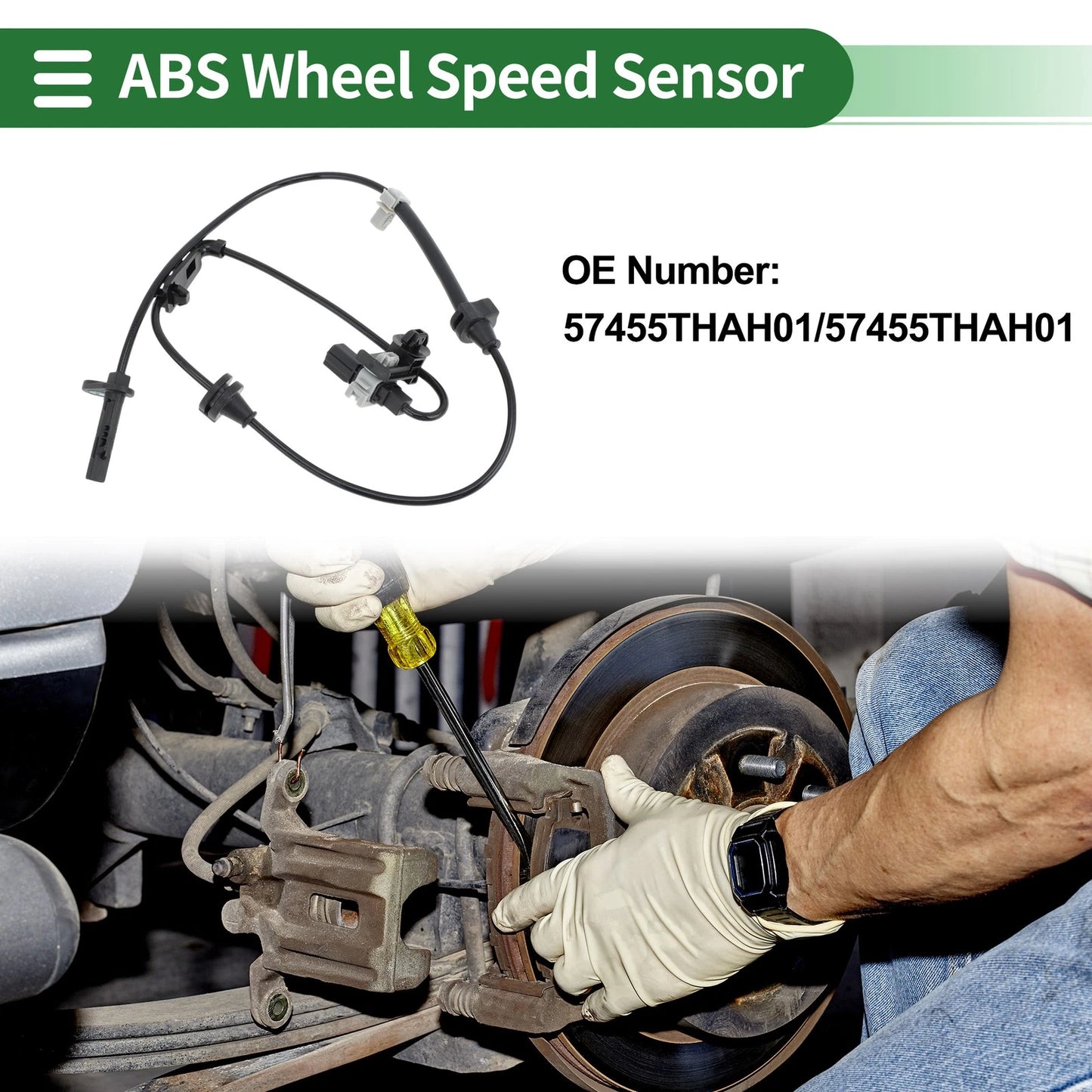 ABS Wheel Speed Sensor No. 57455THAH01 for Honda Avancier (2019–2021)