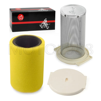 Air Filter & Guide & END CAP for Yamaha Timberwolf 250 YFB250 (1992–2000)