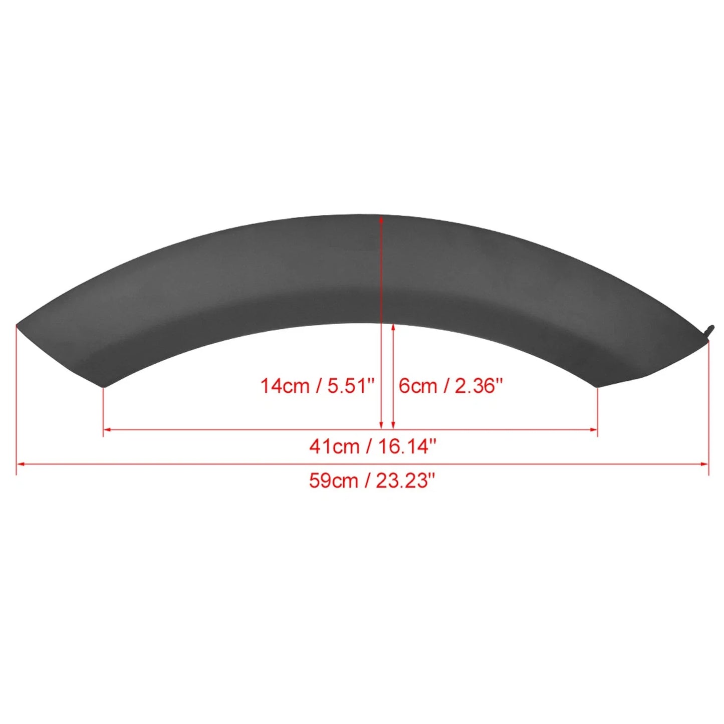 Wheel Arch Trim Guard Front Right Side Black for BMW