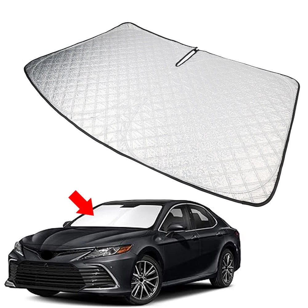 2X No Drilling Gas Brake Foot Pedal Cover for Toyota Camry (2018–2020) Silver