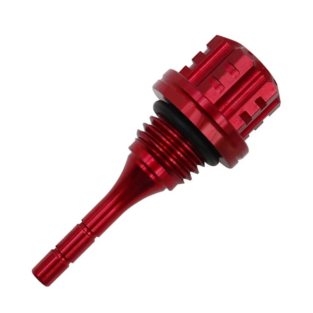 Set of 4 Tire Valve Caps for Car Motor Rim Vent (Red)