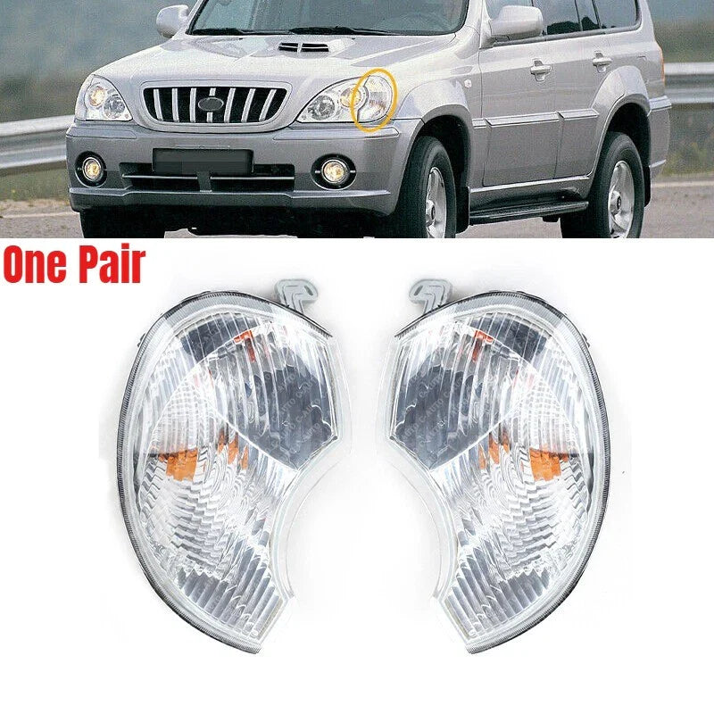 1 Pair Wide Lamp Front Corner Lamp for Hyundai Terracan (2001–2007)