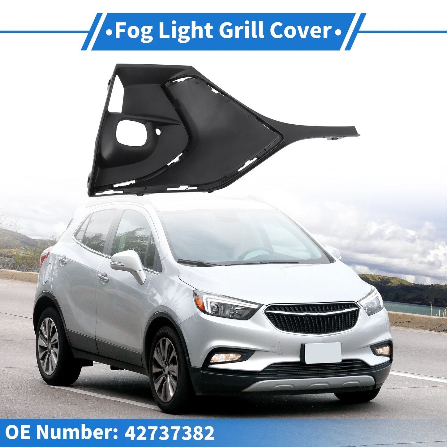 1 Pc Fog Light Grill for Buick Encore (2020–2023) No.42737382