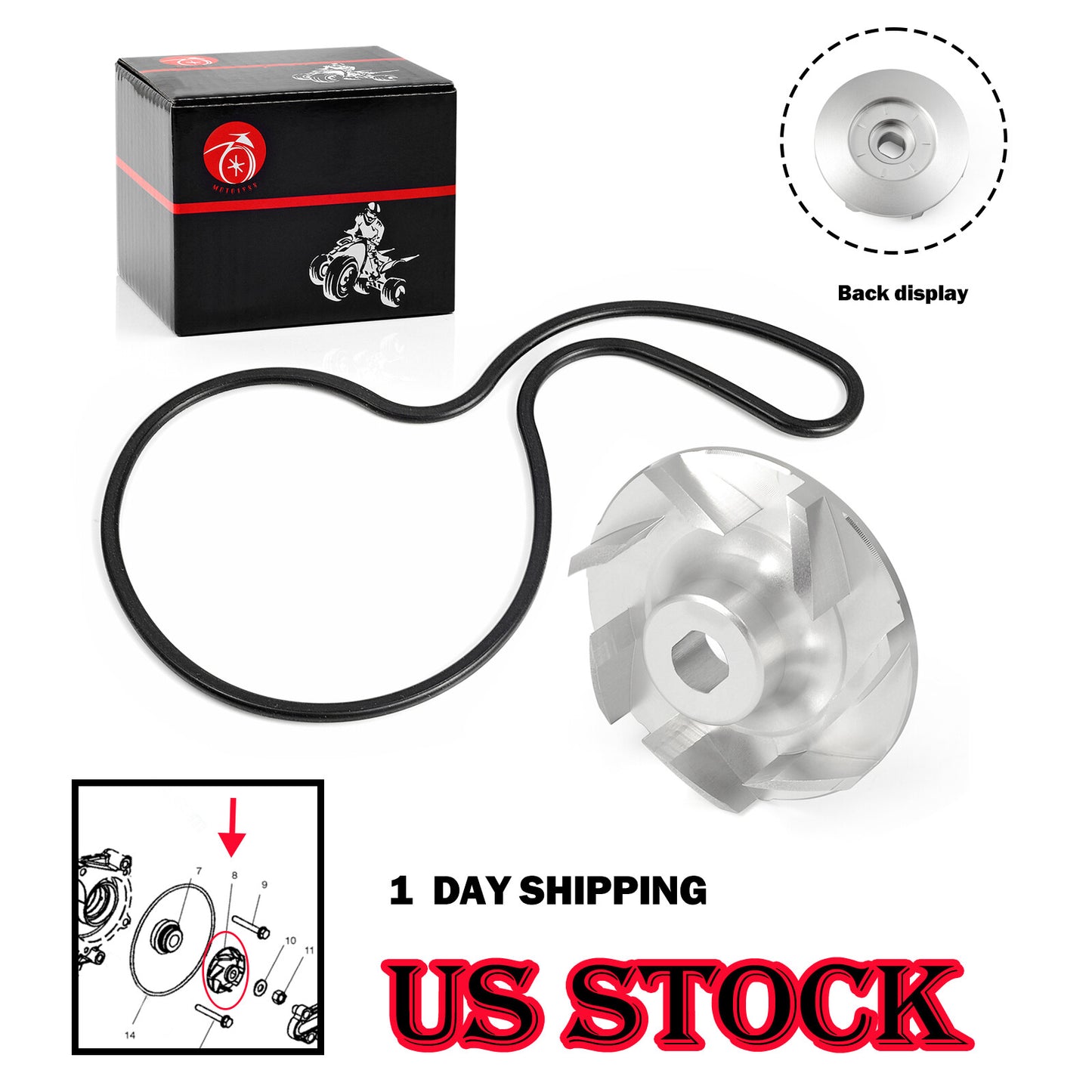 Water Pump Rebuild Kit for Polaris Sportsman 700 (2003–2008)