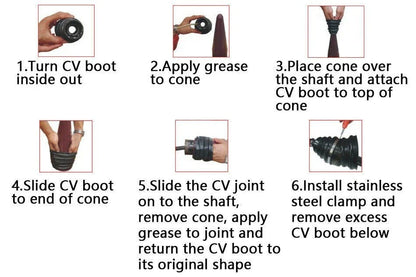 CV-Joint Boot Tool for Installation Plastic Cone Boot Mounting Tool