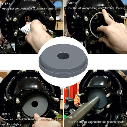 Bellow Retainer Ring Sleeve & Hinge Pin Tool for Mercruiser (1991–1991)
