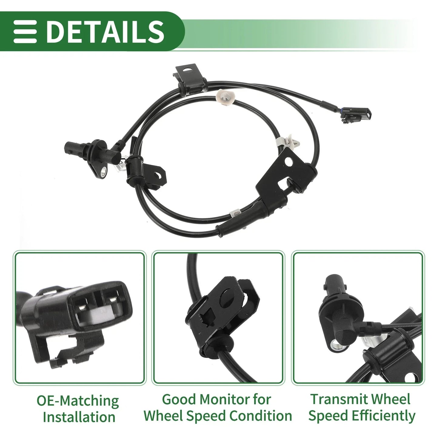 ABS Wheel Speed Sensor for Hyundai Elantra (2011-2016) Left Front