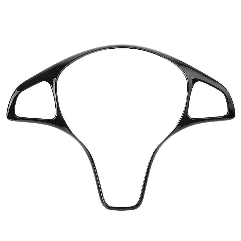 Black Steering Wheel Cover Trim for Benz A B C E S Class GLA GLC