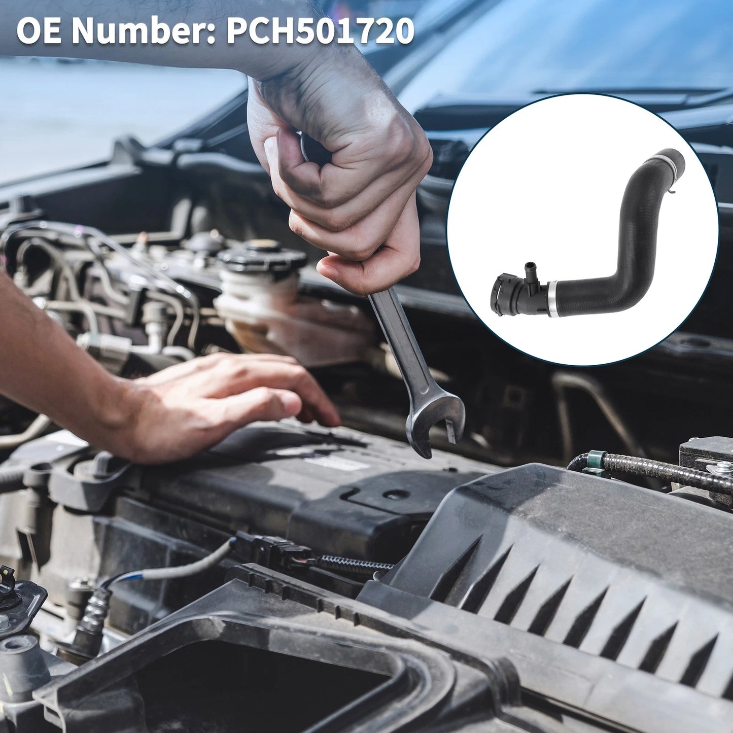 Radiator Hose for Land Rover Range Rover HSE (2006–2013) No.PCH501720