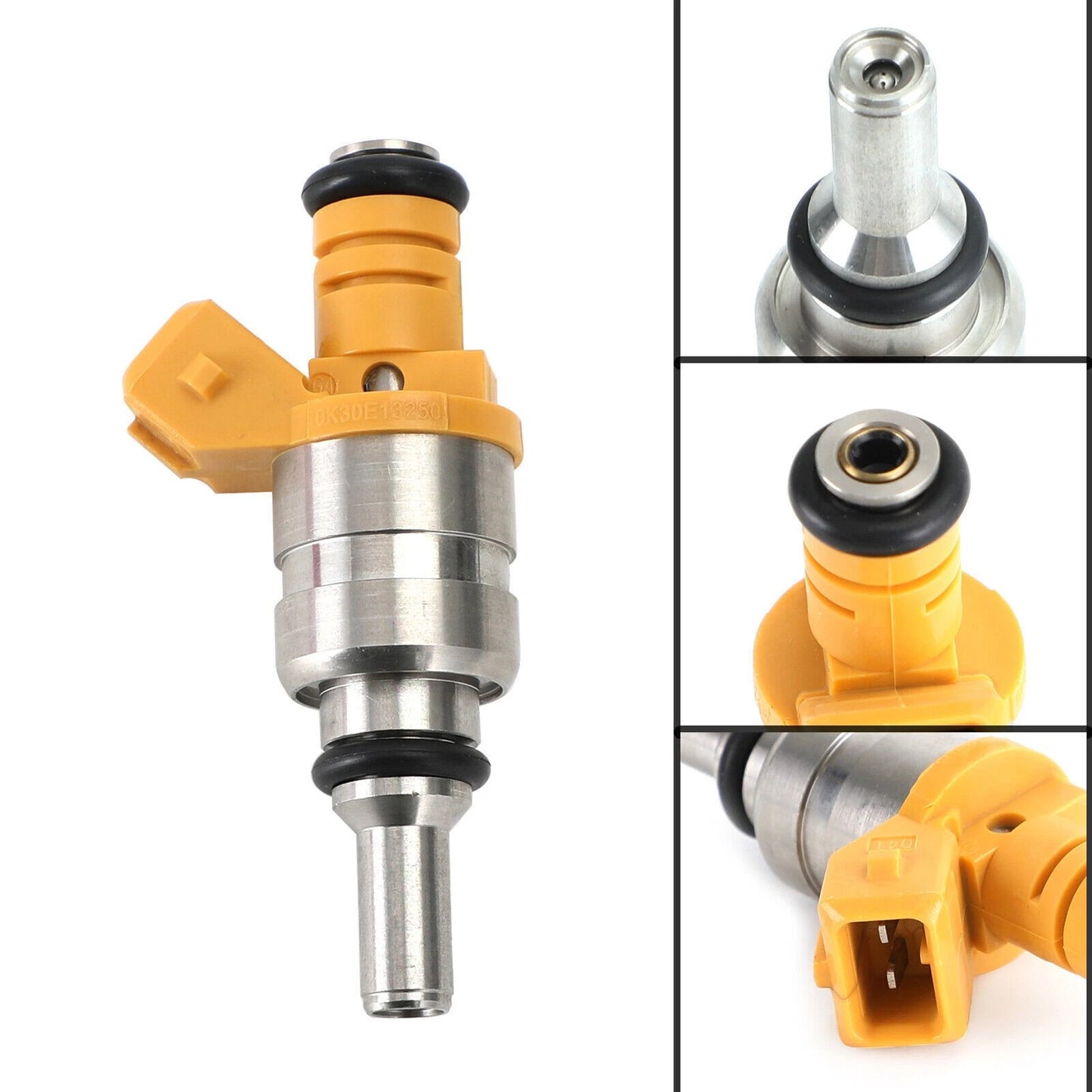 6AN Male Flare to 3/8" Transmission Cooler Quick Disconnect Adapter