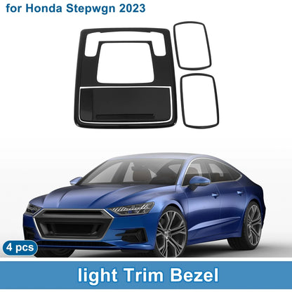 Front Row Rear Row Light Trim Bezel for Honda Stepwgn (2023) Black