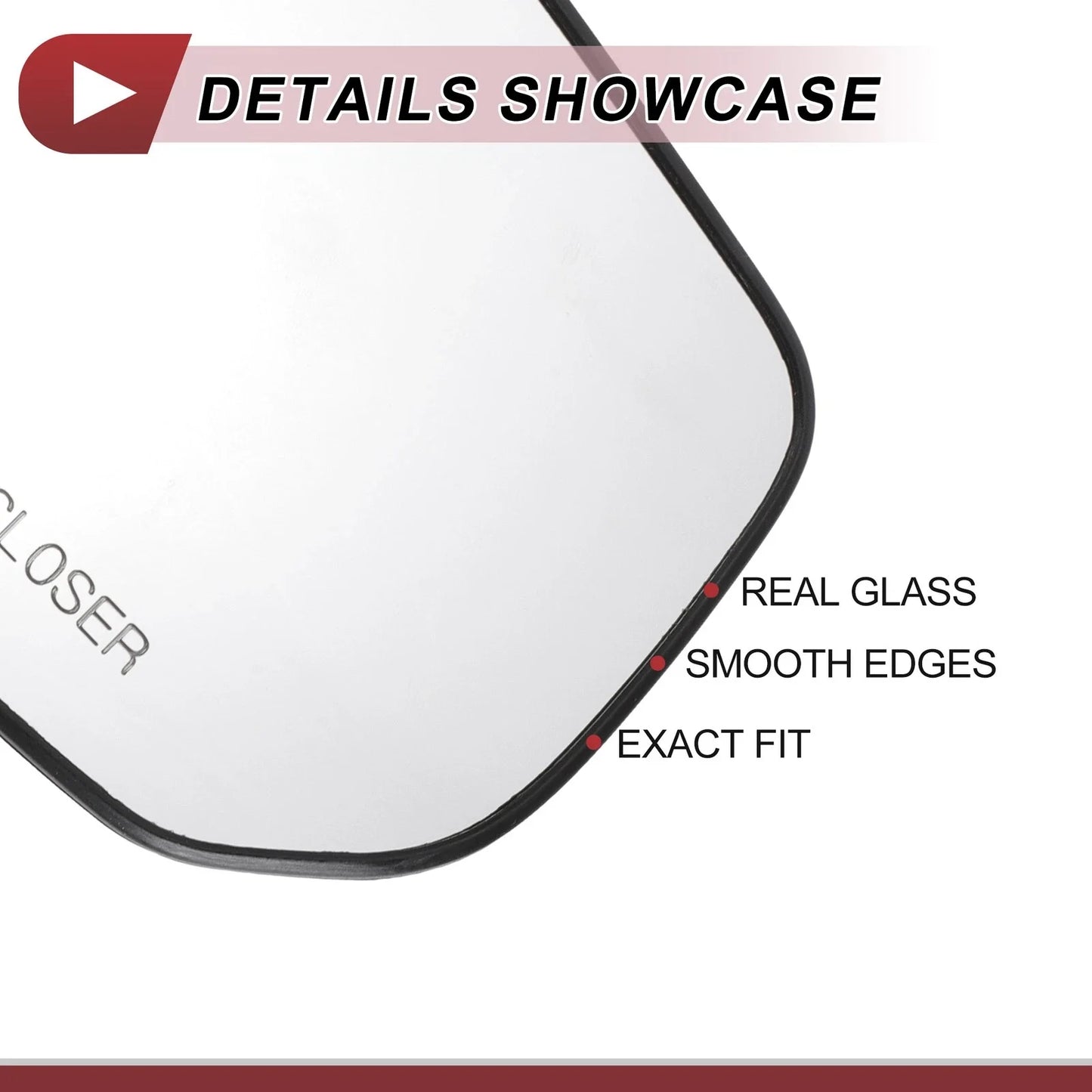 Heated Right Passenger Side Mirror Glass for Chevrolet Malibu (2016-2021)