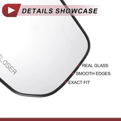Heated Right Passenger Side Mirror Glass for Chevrolet Malibu (2016-2021)
