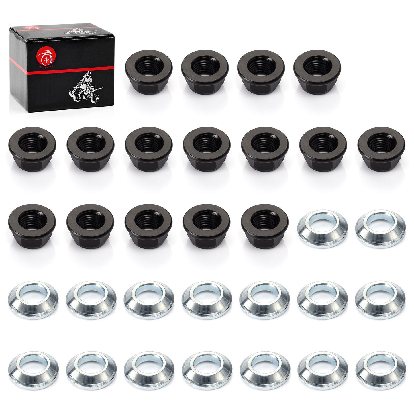 Wheel Nut with Washer for Yamaha Warrior 350 YFM350X (1995–2003)