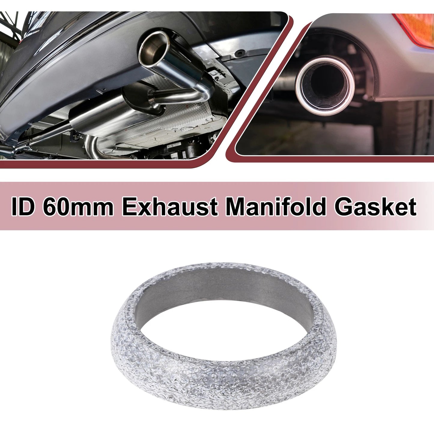 Exhaust Manifold Gasket   - 60mm, Graphite
