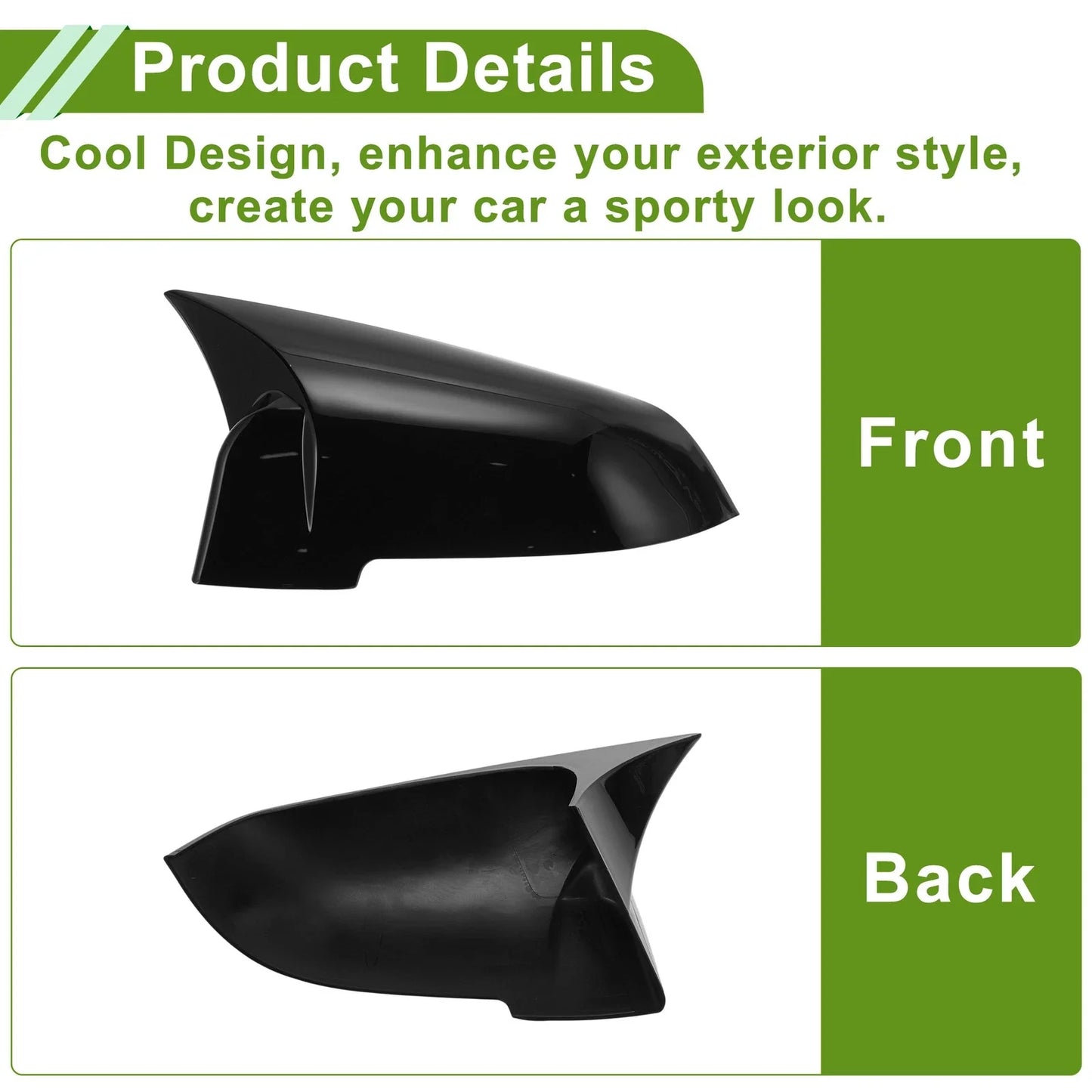 Mirror Cover Cap Replacement for BMW 5 Series (2014-2018)