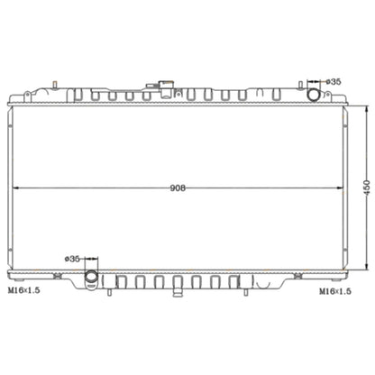 Aluminium Alloy Radiator for Nissan Patrol GU (1998–2001)