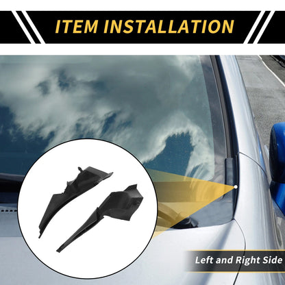 Pair Front Windshield Wiper Cowl Cover for Toyota Tundra (2007–2013) No. 538670C030