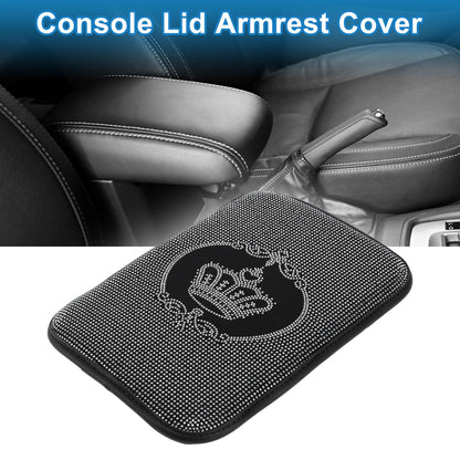 Armrest Cushion Pad for Car (12.20" x 8.66", Suede, Non-slip)
