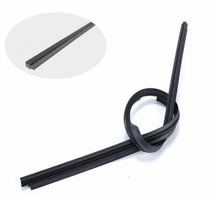 2X 26" Rubber Frameless Windshield Wiper Blade Refills for Car Bus Truck