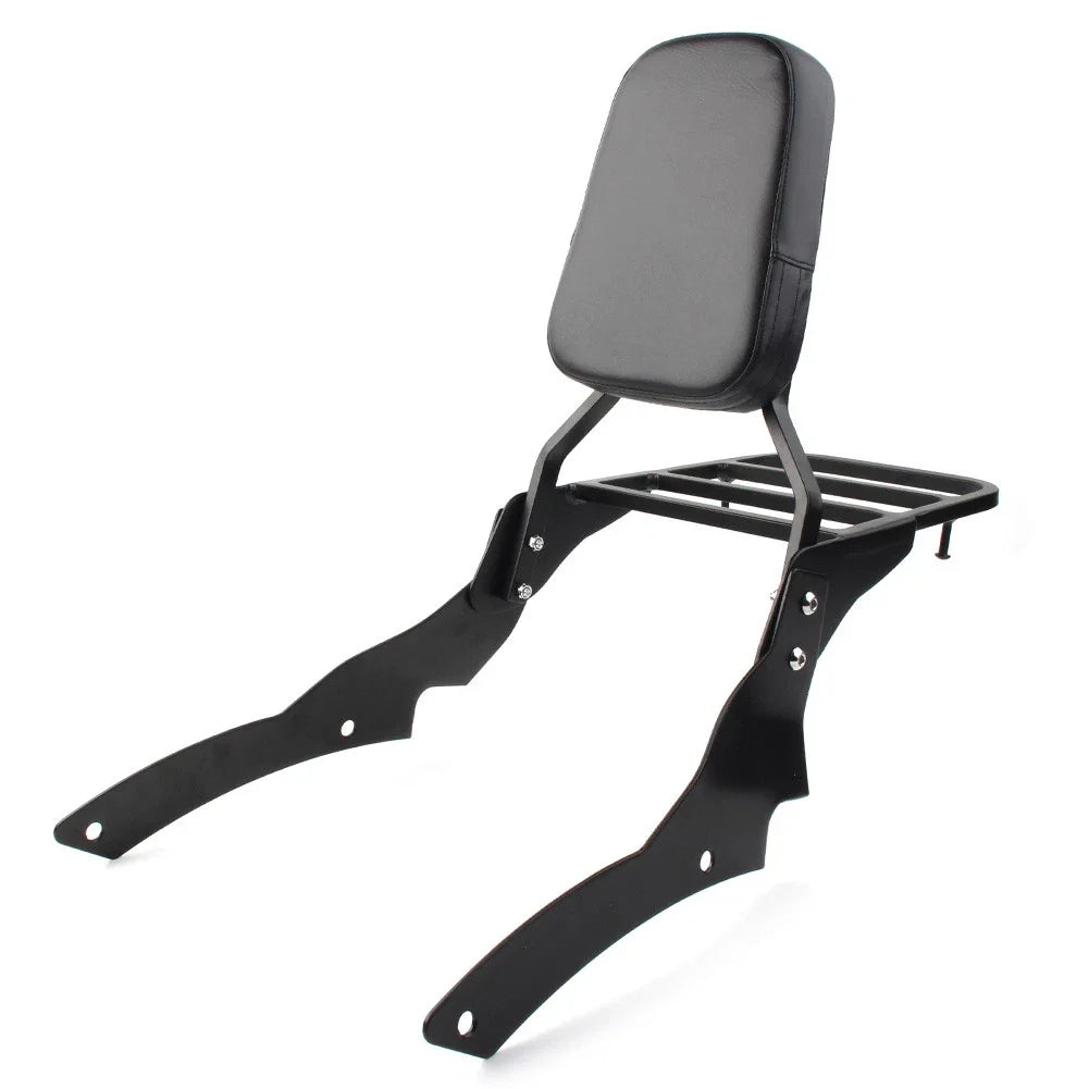 Backrest Sissy Bar Luggage Rack for Yamaha Dragstar V-Star 650 400 (96-11)