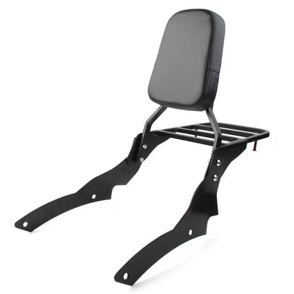 Backrest Sissy Bar Luggage Rack for Yamaha Dragstar V-Star 650 400 (96-11)