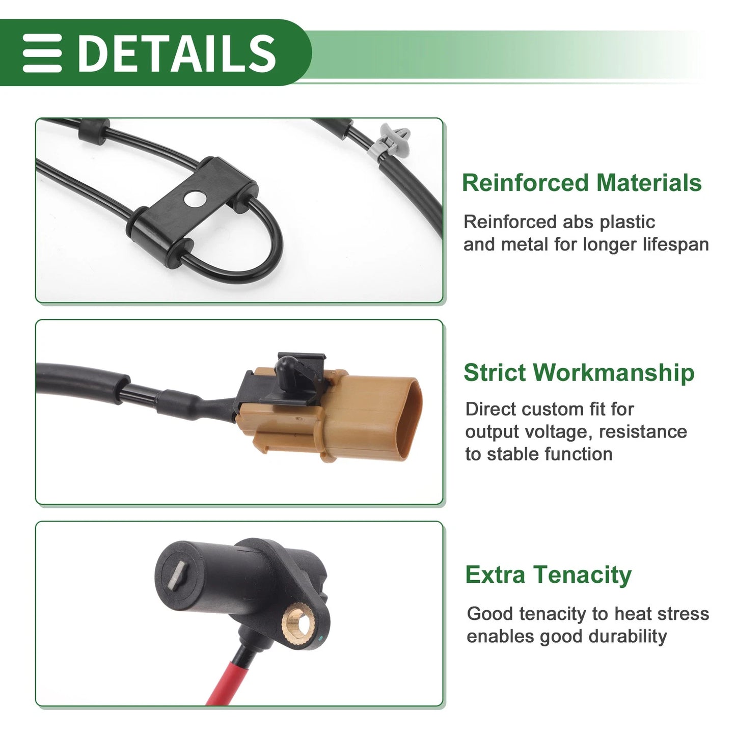 ABS Wheel Speed Sensor No. 956711E100 for Hyundai Accent (2005–2011)
