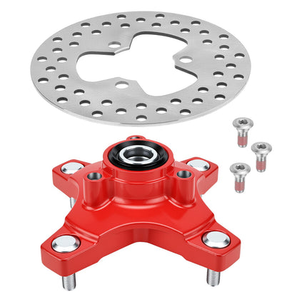 Red Wheel Hub with Brake Disc for Honda Sportrax 400 (2002–2008)
