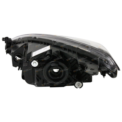 LH+RH  Black Headlights for Mazda 2 (2007 - 2014)