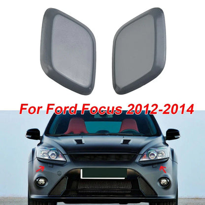 2 x Headlight Washer Jet Cover Plastic Cap / Ford Focus (2012–2014)