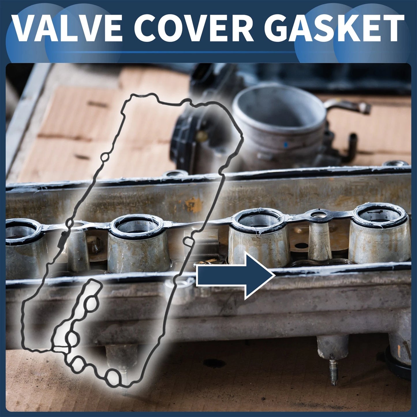 Valve Cover Gasket No. 11128618519 for BMW X4 xDrive30i (2019)