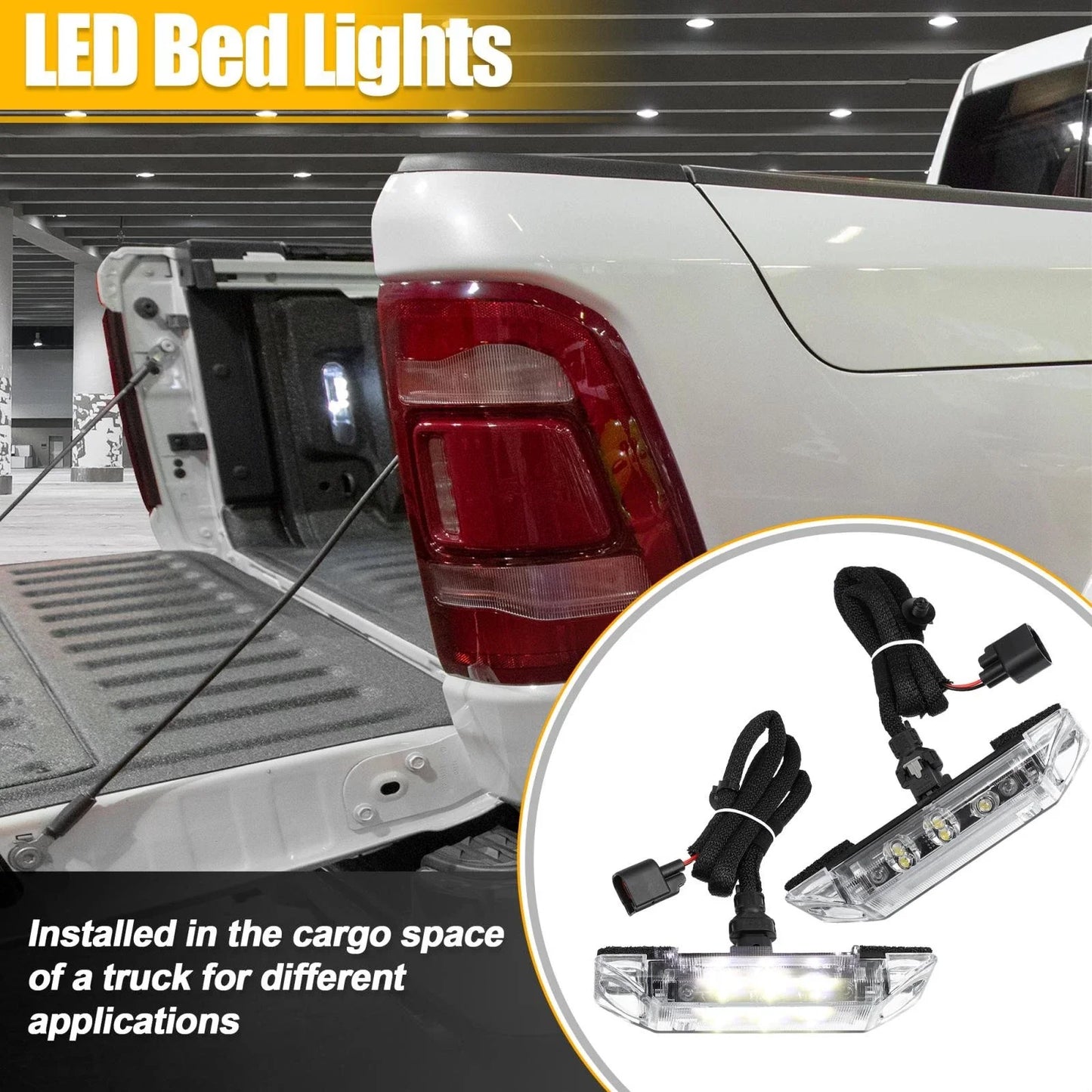 LED Light Kit for Dodge Ram 1500 2500 3500 Cargo Bed (2010-2023)
