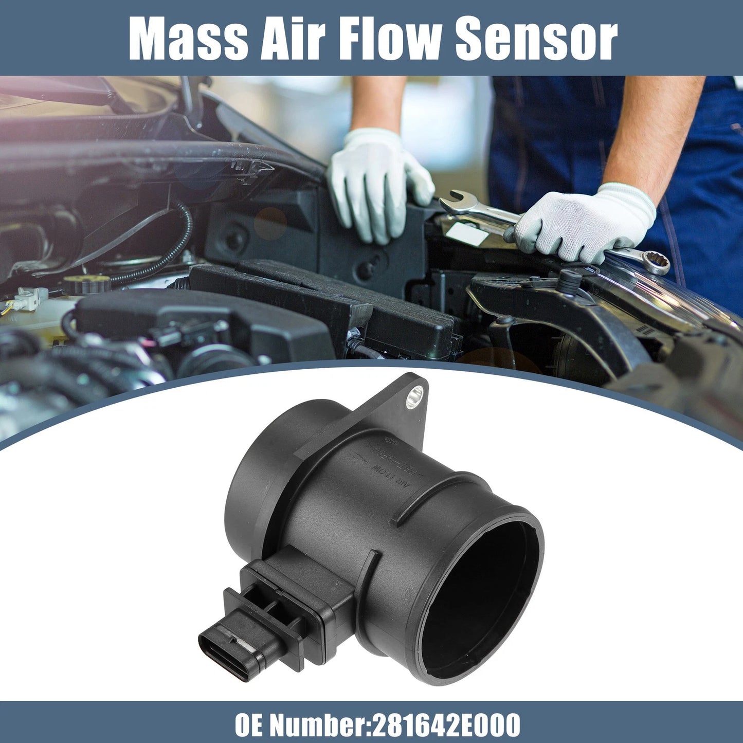 Mass Air Flow Sensor 281642E000 for Hyundai Sonata Hybrid (2011–2019)