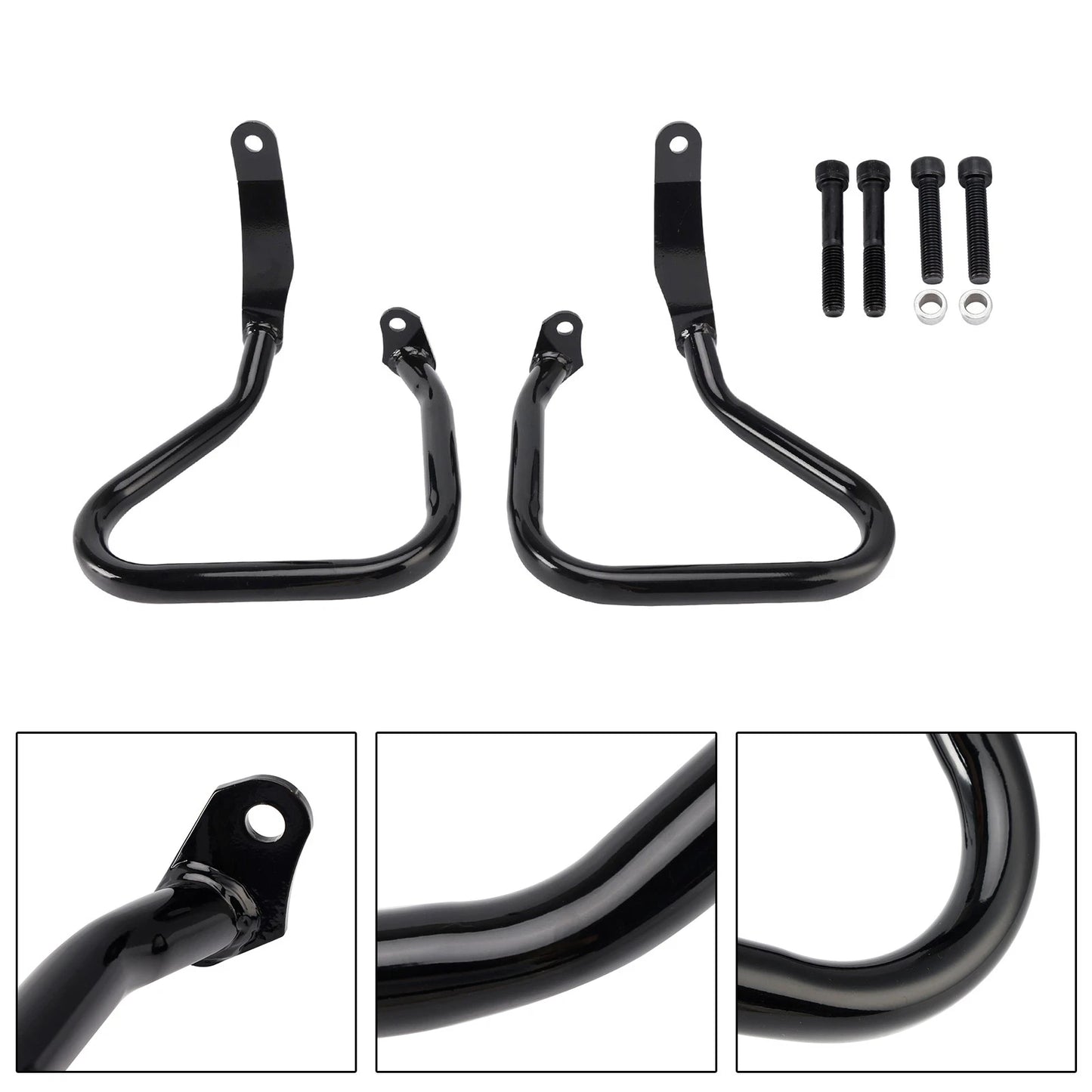Frame Protection Bars for Low Rider St Fxlrst (2022–2024) Black Steel
