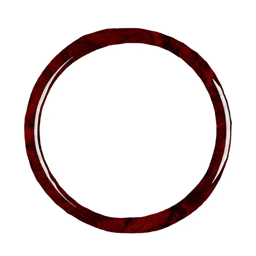 Red Wood Grain Cup Holder Ring Cover Trim for BMW 3 Series E36 (1994–1996)