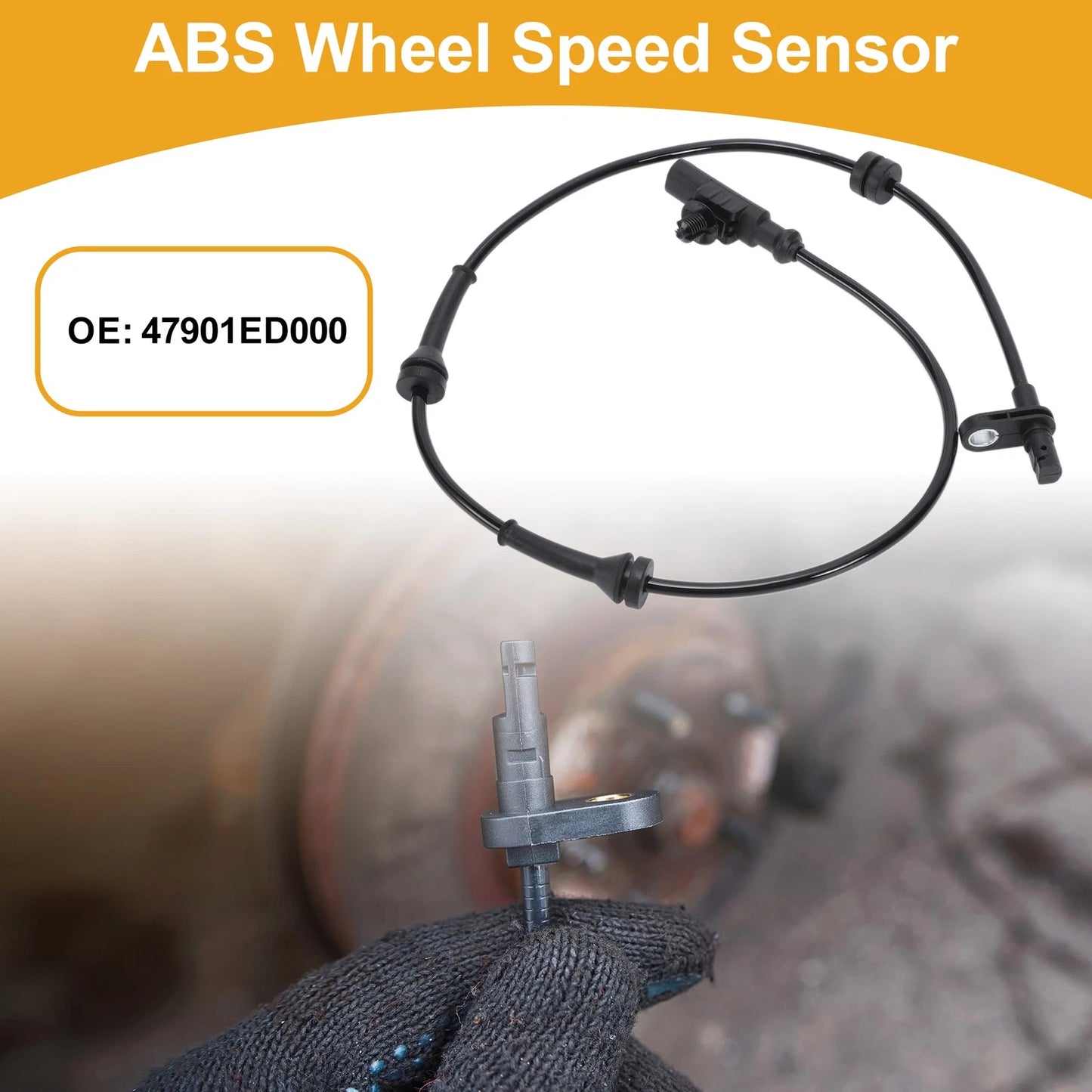 ABS Wheel Speed Sensor No. 47901ED000 for Nissan Cube (2009–2014) Rear Left
