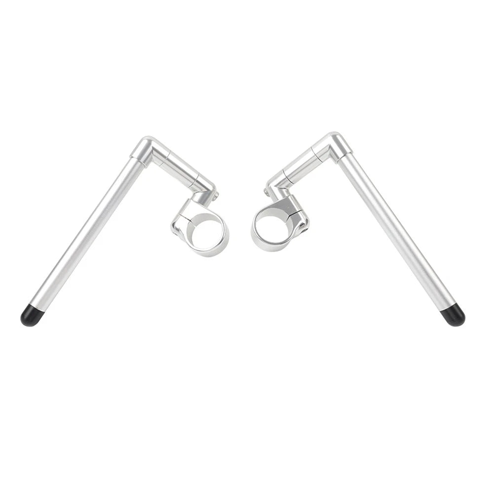 CNC Folding Foot Pegs Rear Set for Universal Motorcycle (2pcs) - Blue