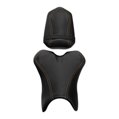 Black Driver & Passenger Seats for Yamaha YZF-R1 (2004-2006)