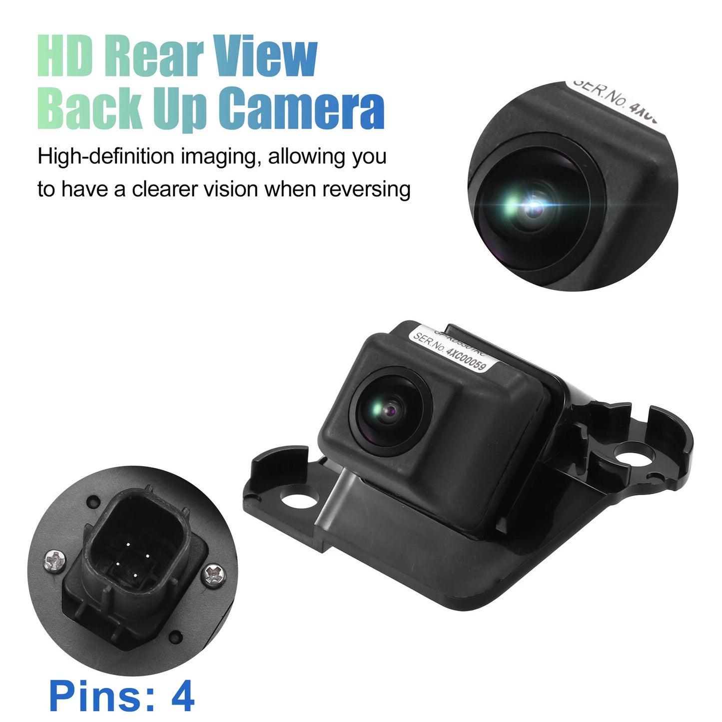 Rear View Backup Camera for Toyota Tacoma (2009–2015)