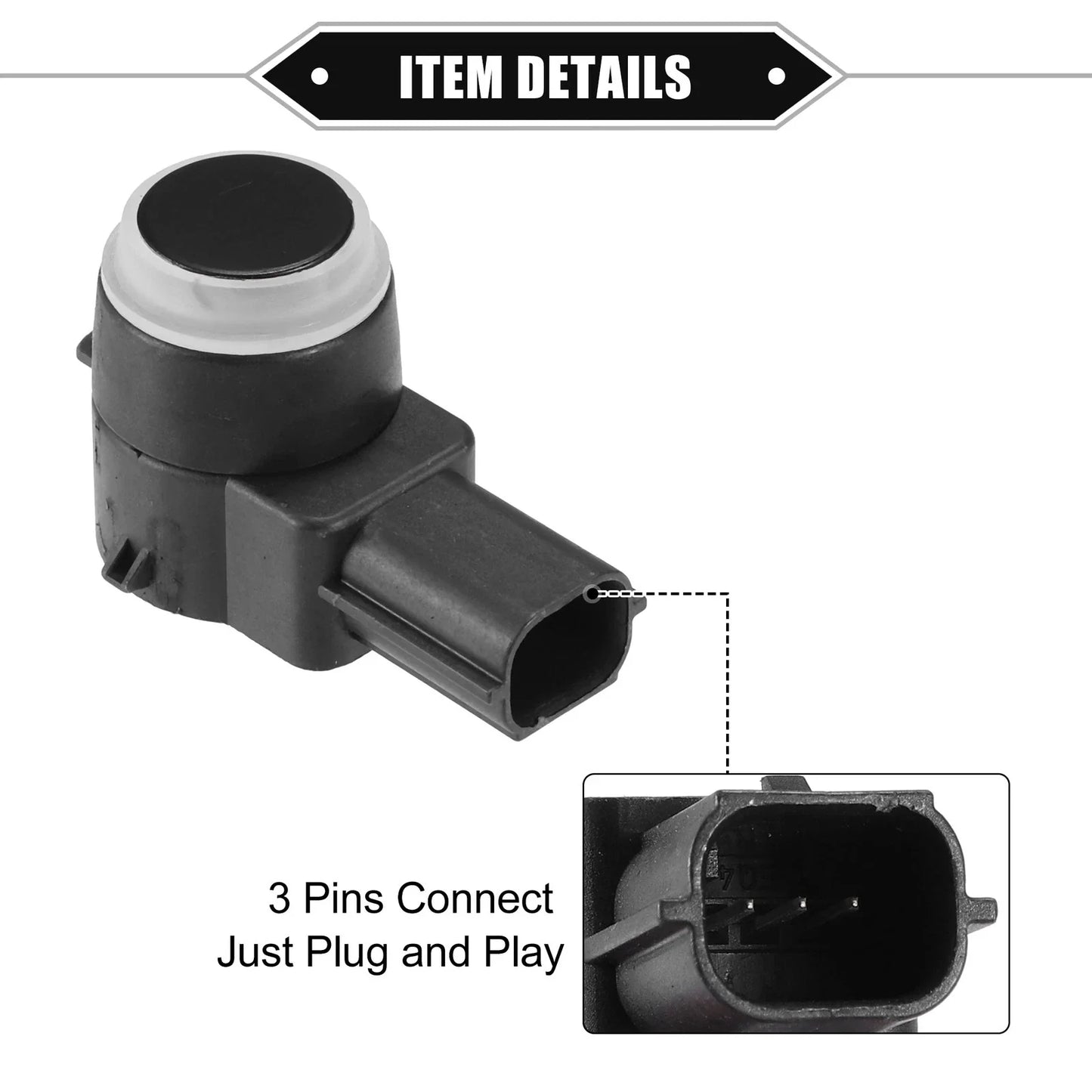 4 x Rear Bumper PDC Reverse Parking Assist Sensors for Chevrolet Tahoe (2007-2014)